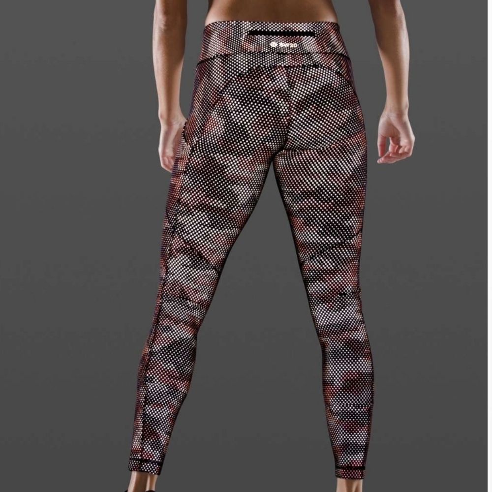RARE NWT reflective speed tights  size 8 - Picture 2 of 11